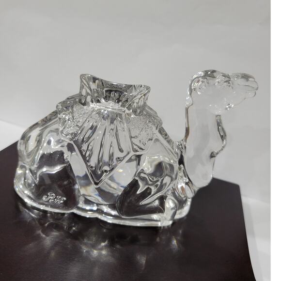 Vintage Princess House Lead Crystal Camel‎ Figurine Nativity Replacement - Picture 3 of 9
